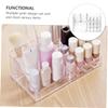 Angoily 1pc Transparent Storage Box Clear Lipstick Makeup Tray Desktop Storage Bucket Makeup Brush Acrylic view 2