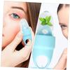 Angoily 2pcs Facial Massage Ice Tray Ice Facial Roller Silicone Mold Face Skin Roller Moisturizing Massager view 3