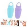 Angoily 2pcs Facial Massage Ice Tray Ice Facial Roller Silicone Mold Face Skin Roller Moisturizing Massager view 4