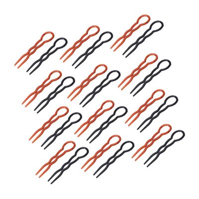 Didiseaon 36pcs Wavy U-shaped Hair Clips for Women Lightweight Hair Styling Tool for Updos Weddings and Travel Stylish Headdress Accessories