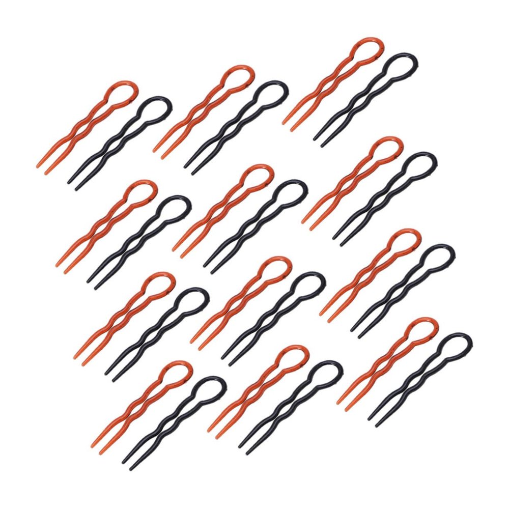 Didiseaon 36pcs Wavy U-shaped Hair Clips for Women Lightweight Hair Styling Tool for Updos Weddings and Travel Stylish Headdress Accessories