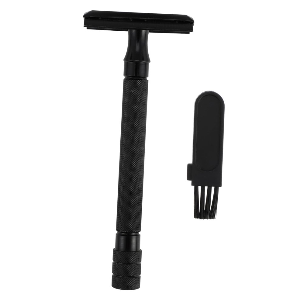 Didiseaon Manual Shaver Double Edged Blade for Women Face Hair Removal Razor Reusable for Travel Classic Razor