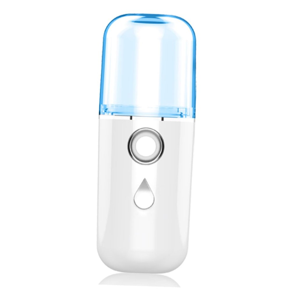 Mipcase USB Rechargeable Nano Facial Mister Mini Portable Humidifier for Hydration Moisturizing Water Replenishment Instrument for Travel and Daily Skin Care White Random Style