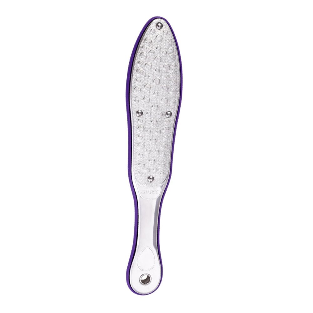 Beatifufu Professional Stainless Steel Foot File Rasp for Callus Removal Ergonomic Dual-Sided Tool for Pedicure Care Gently Removes Dead Skin Safe and Design
