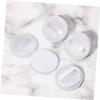 Angoily 5pcs Cotton Powder Puff for Loose Powder Makeup Velour Foundation Applicator for Women for Salon Home Travel Use view 2