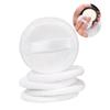Angoily 5pcs Cotton Powder Puff for Loose Powder Makeup Velour Foundation Applicator for Women for Salon Home Travel Use view 4