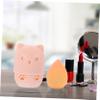 NOLITOY 2pcs Makeup Sponge Holder with Dustproof Design Portable Powder Puff Storage Case for Beauty Tools for Travel and Home Use Keeps Sponges Dry and Ventilated view 2