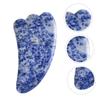 Angoily Jade Gua Sha Scraping Tool Natural Massage Plate for Facial Beauty Reduces Puffiness Wrinkles Self-care Gifting to Loved Ones view 4