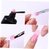 Angoily 5pcs Stainless Steel Nail Art Mixing Rods Dual-ended Stirring Sticks for Makeup and Manicure Durable Cosmetic Mixing Tool for Foundation Blush Eyeshadow Application view 4