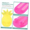 minkissy 2pcs Silicone Makeup Brush Cleaning Mat Beauty Scrubber Suction Cups Portable Makeup Brush Cleaning Tool for Home and Travel view 3