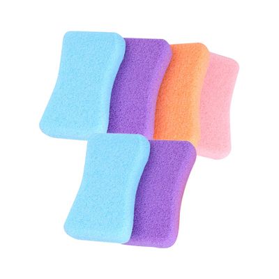 Beatifufu 6pcs Pu Rubbing Stone Dead Skin Remover Exfoliating Tool for Feet Durable Grinding Foot Tool for Men Easy to Random Colors