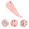 Beatifufu Absorbent Hair Dry Wrap Cartoon Design for Women and Girls Thick Fleece Towel for Quick Drying Wet Hair Soft and Skin-Friendly for Home Travel Use view 2