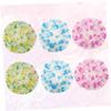 NOLITOY 10pcs Bathing Caps Elastic Reusable Shower Caps for Hair Thicken Design for Travel Outdoor Use Mixed Colors Lightweight Easy to Clean view 2