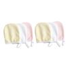 Angoily 6pcs Reusable Microfiber Makeup Removal Pads Gentle Facial Cleansing Gloves for All Skin Types Soft and Face Cleaning Random Colors view 1