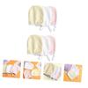 Angoily 6pcs Reusable Microfiber Makeup Removal Pads Gentle Facial Cleansing Gloves for All Skin Types Soft and Face Cleaning Random Colors view 2