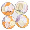 Angoily 6pcs Reusable Microfiber Makeup Removal Pads Gentle Facial Cleansing Gloves for All Skin Types Soft and Face Cleaning Random Colors view 4