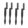 NOLITOY Folding Eyebrow Comb Set 4pcs Stainless Steel for Long-term Use Makeup Brush Fine Pins view 1