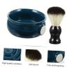Housoutil Men's Shaving Kit Complete Set Shaving Brush and Ceramic Bowl Gentle and Comfortable Shaving Brush Luxurious Shave view 2