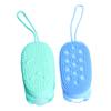 Angoily 2pcs Silicone Bath Brush Set Dual-Sided Exfoliating Shower Sponge for Gentle Skin Care Convenient Bath Helper Random Colors view 1