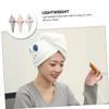 Didiseaon 3pcs Microfiber Hair Drying Caps Super Absorbent Fleece Hair Wraps for Fast Drying for Travel Gym Beach and Home Use view 4