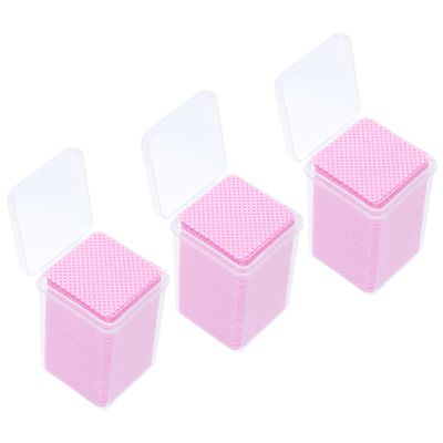 NOLITOY 600pcs Professional Eyelash Glue Cleaning Cloths Cotton Pads for Makeup Removal Adhesive Remover