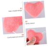 Angoily 5pcs Gentle Exfoliating Face Cleansing Sponges for Makeup Removal and Deep Cleansing Heart-shaped Wash Puff Reusable and Moisturizing Facial Care view 3