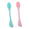 Angoily 2pcs Silicone Face Brush Mask Cleaning Brush Silicone Face Mask Mini Exfoliating Scrub Mud Applicator Care Makeup Remover view 1