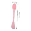 Angoily 2pcs Silicone Face Brush Mask Cleaning Brush Silicone Face Mask Mini Exfoliating Scrub Mud Applicator Care Makeup Remover view 2
