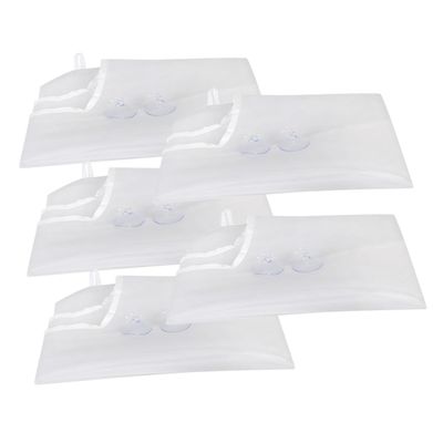 Didiseaon 5pcs Beard Shaving Bib Apron Beard Catcher Men Bib Suction Cup Easy Clean Care