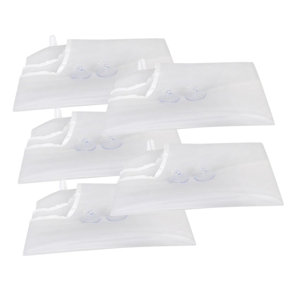 Didiseaon 5pcs Beard Shaving Bib Apron Beard Catcher Men Bib Suction Cup Easy Clean Care
