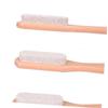 Mipcase 2pcs Nail Cleaning Scrubber with Pumice Stone Single-sided Spa Brushes for Nail Care and Dirt Removal for Manicure and Pedicure Treatments view 4