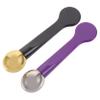 Angoily 2pcs Eye Cream Spoons for Gentle Massage Eye Cream Applicators for Daily Use Promotes Absorption Reduces Puffiness Tools Purple Black view 1