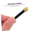 Angoily 2pcs Eye Cream Spoons for Gentle Massage Eye Cream Applicators for Daily Use Promotes Absorption Reduces Puffiness Tools Purple Black view 3