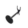Angoily Zinc Alloy Razor Holder and Shaving Brush Stand Durable Beard Shaving Tools Rack for Tidy Bathroom Unique Dual Bracket Design Black Finish view 1