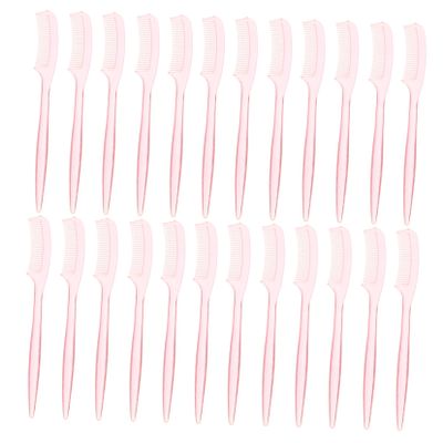 Angoily 100pcs Eyebrow Brush Eyelash Extension Brush Mini Combs for Women Easy to Use Portable Makeup Tools Beauty Salon Home Random Color