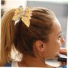 Angoily 10pcs Hair Rope Elastic Ponytail Holders Elastic Hair Band Hair Accessory for Women Hair Band Women Hair Girls Hair Bands Hair Ties Tiara Bun Korean Fabric Miss view 3