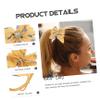 Angoily 10pcs Hair Rope Elastic Ponytail Holders Elastic Hair Band Hair Accessory for Women Hair Band Women Hair Girls Hair Bands Hair Ties Tiara Bun Korean Fabric Miss view 4
