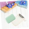 Angoily 5pcs Exfoliating Soap Net Soap Storage Pouches for and Release for Bathing and Shower Use view 3