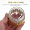 Mipcase 4pcs Glass Cosmetic Jars with Lids Travel Containers for Creams Round Travel Jars for Creams Lotions view 3