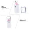 Beatifufu Portable Facial Mister Mini Facial Spray Machine for Moisturizing for Women Girls Silver White Cow Pattern view 2