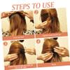 Angoily 10pcs Acrylic Hair Combs for Women Black Side Combs for Styling Design for Everyday Use Decorative Hair Accessories for Various Occasions view 3