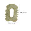 Angoily Jade Facial Massager Gua Sha Board Roller for Face Skincare Tools Jade Comb Natural Massage Tool view 2