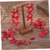 Angoily Elegant Red Headband Bridal Beads Hair Band for Wedding Evening Party Photoshoot view 2