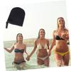 Housoutil Self Tanning Mitts Beach Gloves Tanning Mitts Cream Lotion Mousse Body Applicator Gloves Easy Application view 2