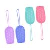 Beatifufu 4pcs Body Scrub Bath Massage Brush Silicone Bath Massage Brush Shower Scrubber for Body Exfoliating Washcloth Accessories view 1