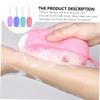 Beatifufu 4pcs Body Scrub Bath Massage Brush Silicone Bath Massage Brush Shower Scrubber for Body Exfoliating Washcloth Accessories view 4