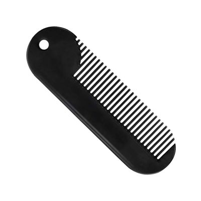 Mipcase Beard Comb for Black Men Sturdy Zinc Alloy Essential Men's Beard Accessories Easy Styling Tool