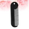 Mipcase Beard Comb for Black Men Sturdy Zinc Alloy Essential Men's Beard Accessories Easy Styling Tool view 2