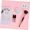 LALAFINA 4pcs Stainless Steel Makeup Mixing Palette Professional Ring Design for Foundation Blending Nail Art and Color Mixing Portable Lightweight Cosmetic Tools view 3