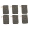 Angoily 6pcs Soap Net Bags for Foaming Exfoliating Mesh Pouch for Skin Care Durable Black Linen Soap Holder for Home Bathing Easy to Hang and Dry All Ages view 1